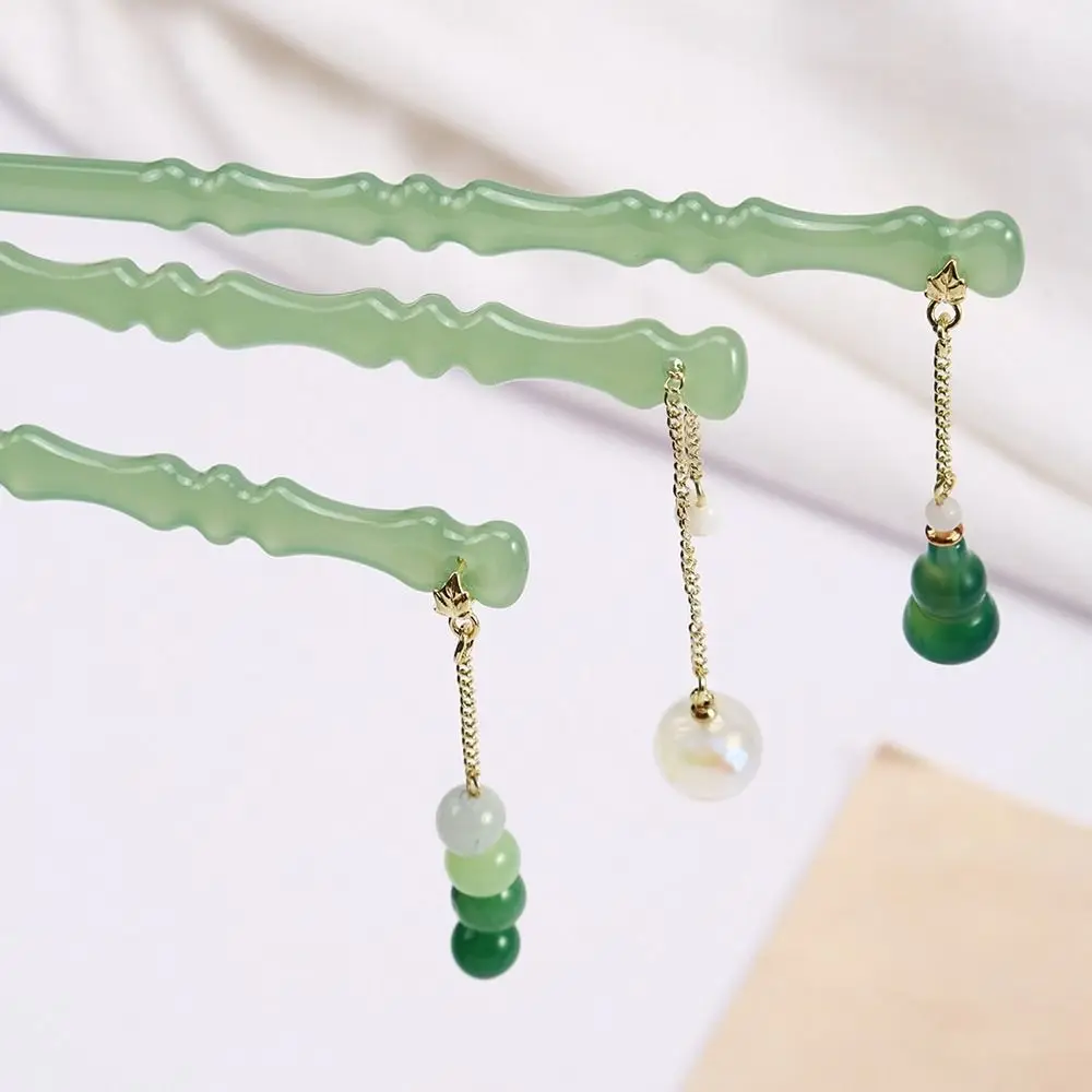 Headdress Bamboo Joint Hairstyle Design Tool Hanfu Hair Sticks Ancient Style Hairpin Ancient Headwear Chinese Style Headwear