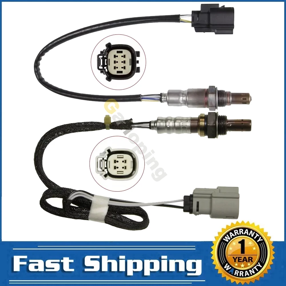 2pcs O2 Oxygen Sensor 1 2 for Ford 2014 2015 2016 Escape Fusion 2014 2015 Transit Connect 2.5L L4 Upstream Downstream Front Rear