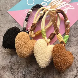 Sweet Style Beaded Key Chain Women's Bag Charm Car Keychain Jewelry Fresh Small Gift Key Holder Accessory