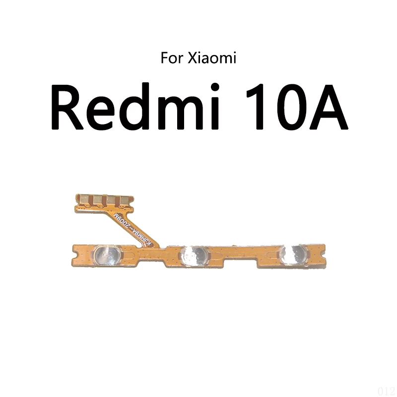 Power Button Switch Volume Mute Button On / Off Flex Cable For Xiaomi Redmi 10 10A 10C 10X 4G 5G