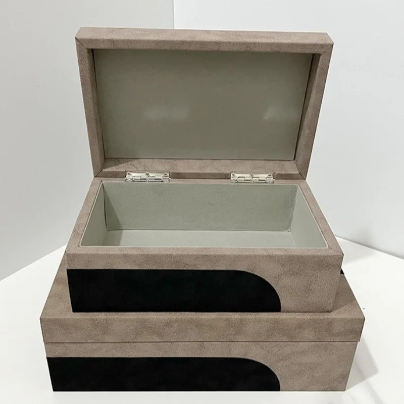 

Wholesale Jewellery Storage Box Lady Pendant Earrings Display Case Exhibitor Jewelry Organizer Cases Luxury Ring Bracelet Boxes