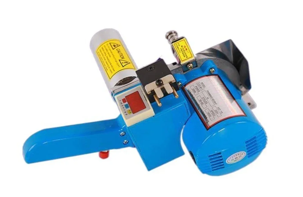 Electric Cloth Cutting Tool Heavy Duty Fabric Slitting Machine With Matching Rail For Garment Factory Processing