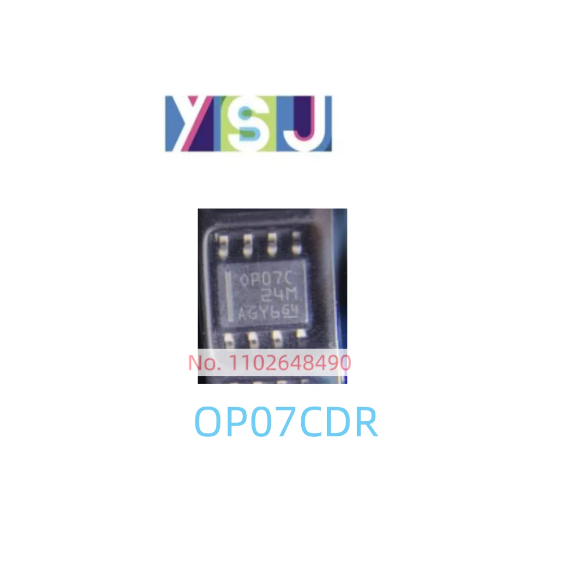 

OP07CDR IC Brand New Microcontroller EncapsulationSOP8