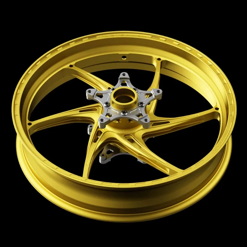 For  YZF-R6 Forged Wheels LightweightMaterial: 6061-T6 Aluminum AlloyZhang Xue's WSBK Racing GearMade with aerospace materials