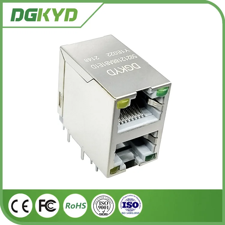 Para toma de red serie 5921, puerto 2X1, conector Modular 8P8C DGKYD