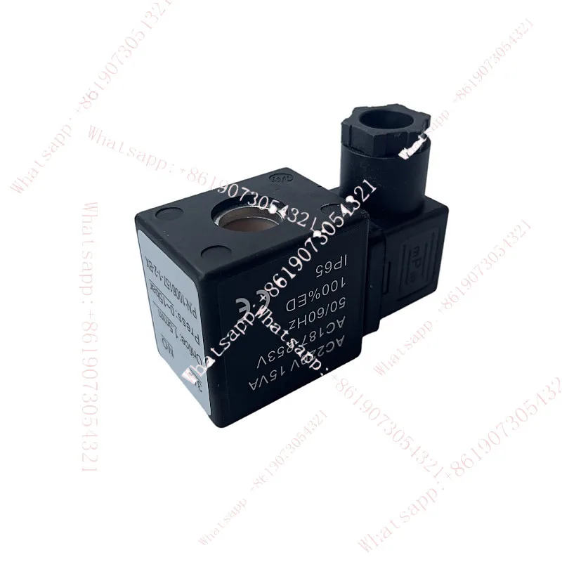 Pneumatic Components Solenoid Valve Air Compressor Electronic Drain Valve Coil AC220V 15VA AC187-253V Real Shot