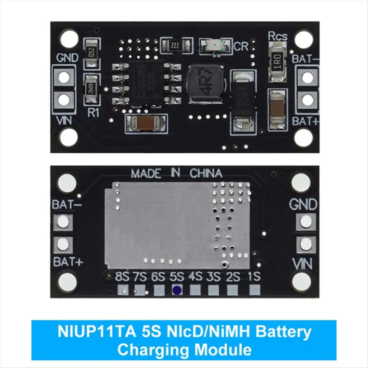 AA80 1-8 Cell 1.2V 2.4V 3.6V 4.8V 6V 7.2V 8.4V 9.6V NiMH NiCd Battery Dedicated Charger Charging Module Board 5S