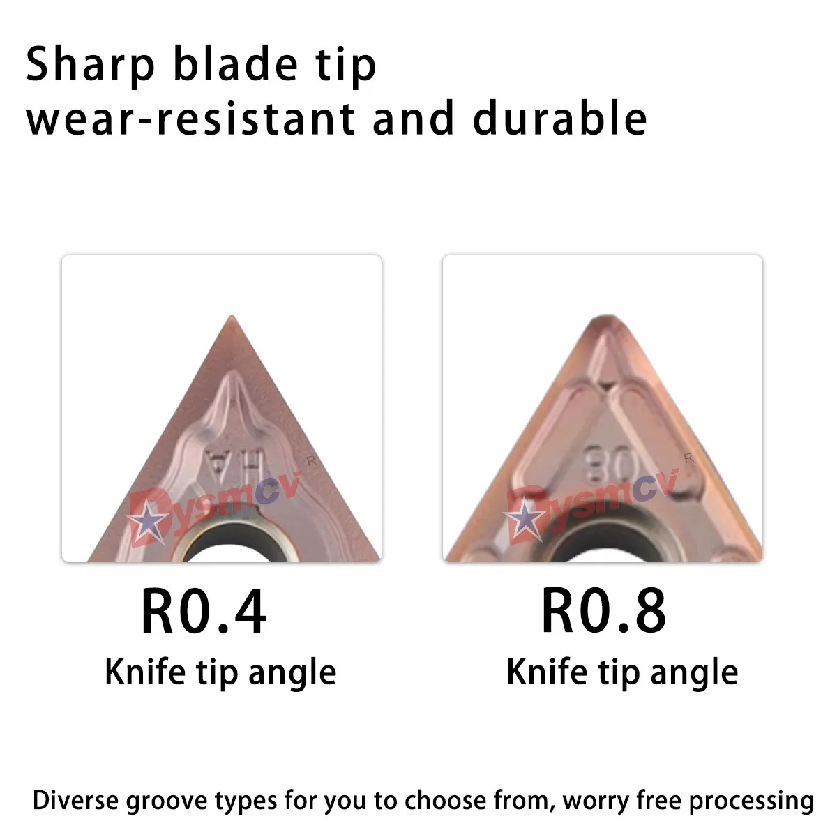 

DESKAR 100% Original TNMG160408-MA TNMG160404-JMS LF6018 Outer Circular Triangular Turning Blade For Stainless Steel Universal