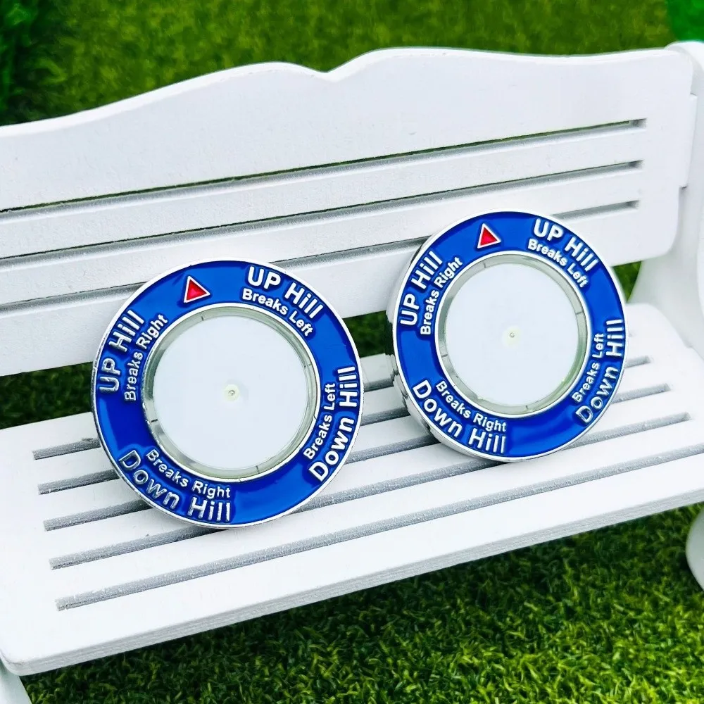 Strumenti da golf ad alta precisione Strumento di allenamento livellatore Indicatore di palline Golf Putt Ball Marker Utilizza facilmente il design versatile Livella a bolla da golf