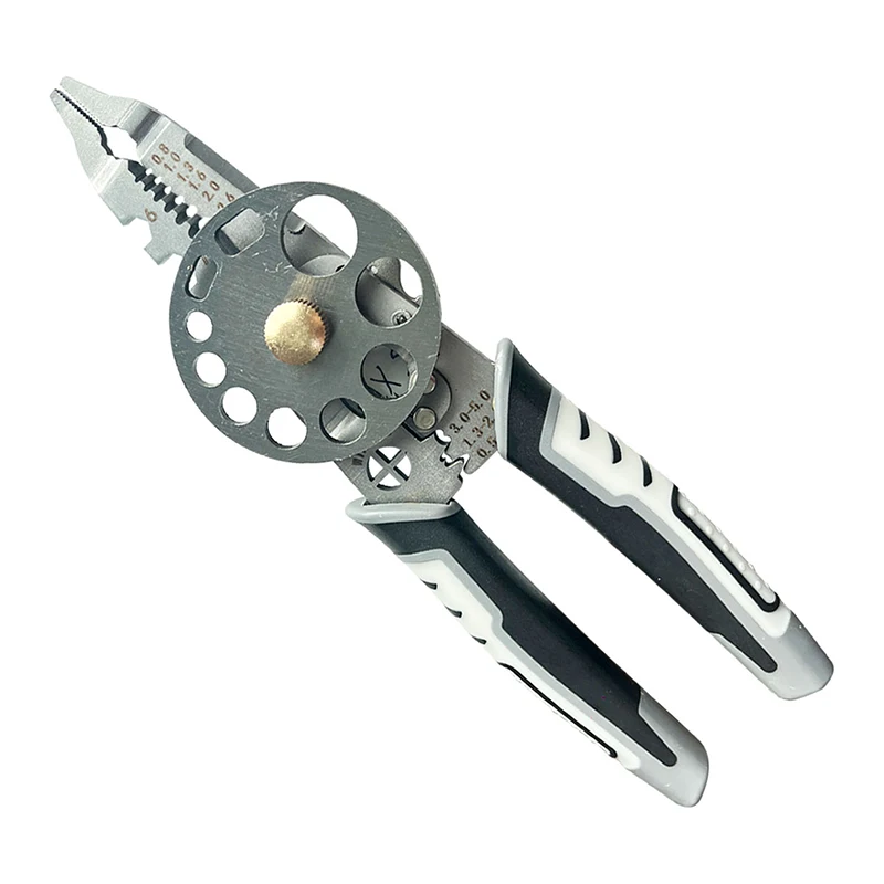 Multifunctional 10 In 1 Wire Cutting Pliers Manual Electrical Wire Stripping Pliers Cable Crimping Pliers Wire Pulling Scissors