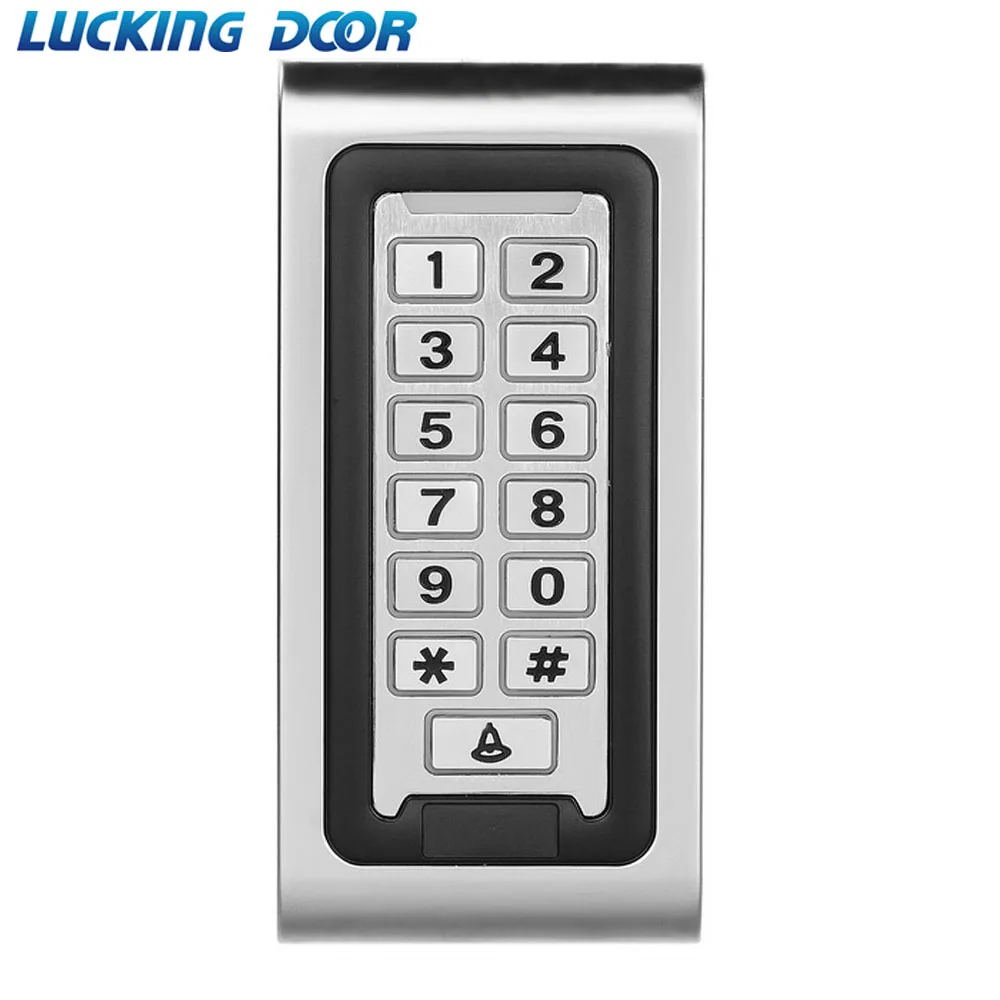 

LUCKING DOOR 125KHz Rfid Door Access Control System Waterproof Metal Keypad Proximity Card Standalone 2000 Users