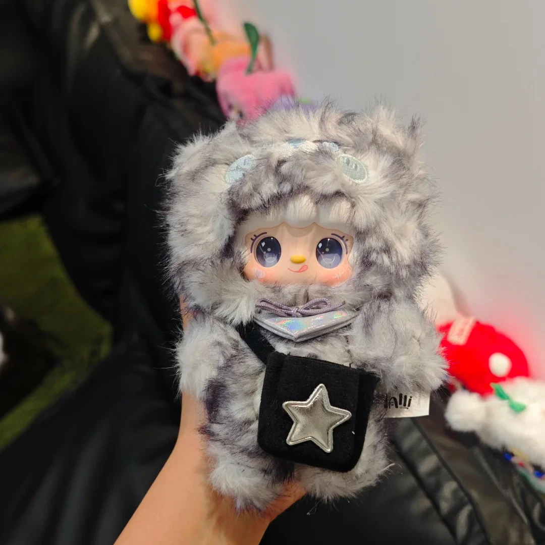 Yooki الدب الصغير خطة الإنارة صندوق أعمى اللعب دمية الشتاء النوم صندوق الغموض الفينيل نموذج الاطفال الهدايا حقيبة قلادة عيون عشوائية