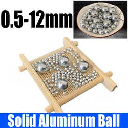 50-200PCS Solid Aluminum Ball 1060/1070 Pure Aluminum High Quality Smooth Aluminum Bead Dia 0.5mm-12mm