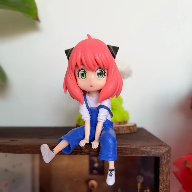 

Anime Anya Forger Action Figures Spy×family Manga Model Cute Anya Figurine PVC Collection Model Desktop Decoration Toy Doll Gift