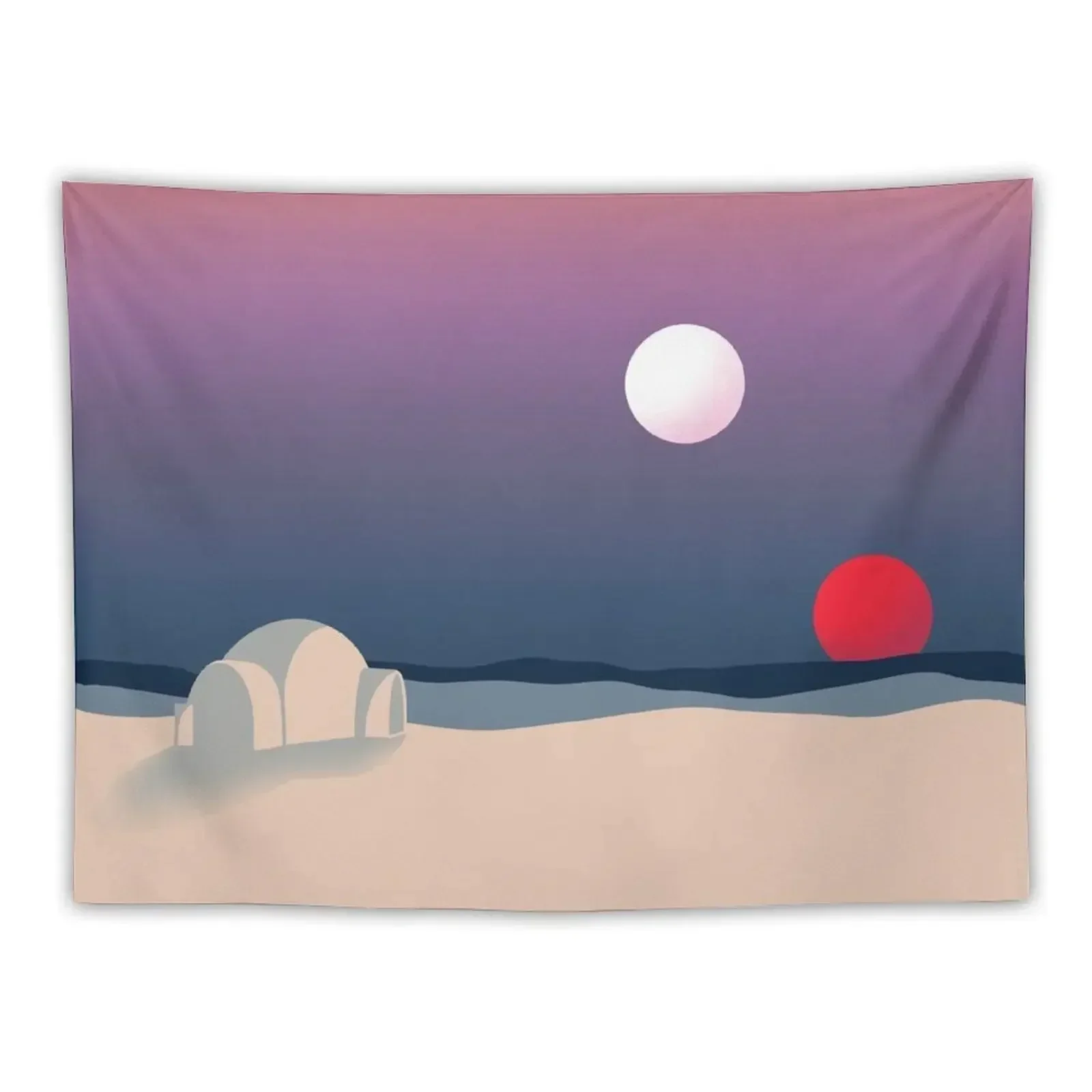 Twin Suns Tapestry Carpet On The Wall House Decorations Tapestry