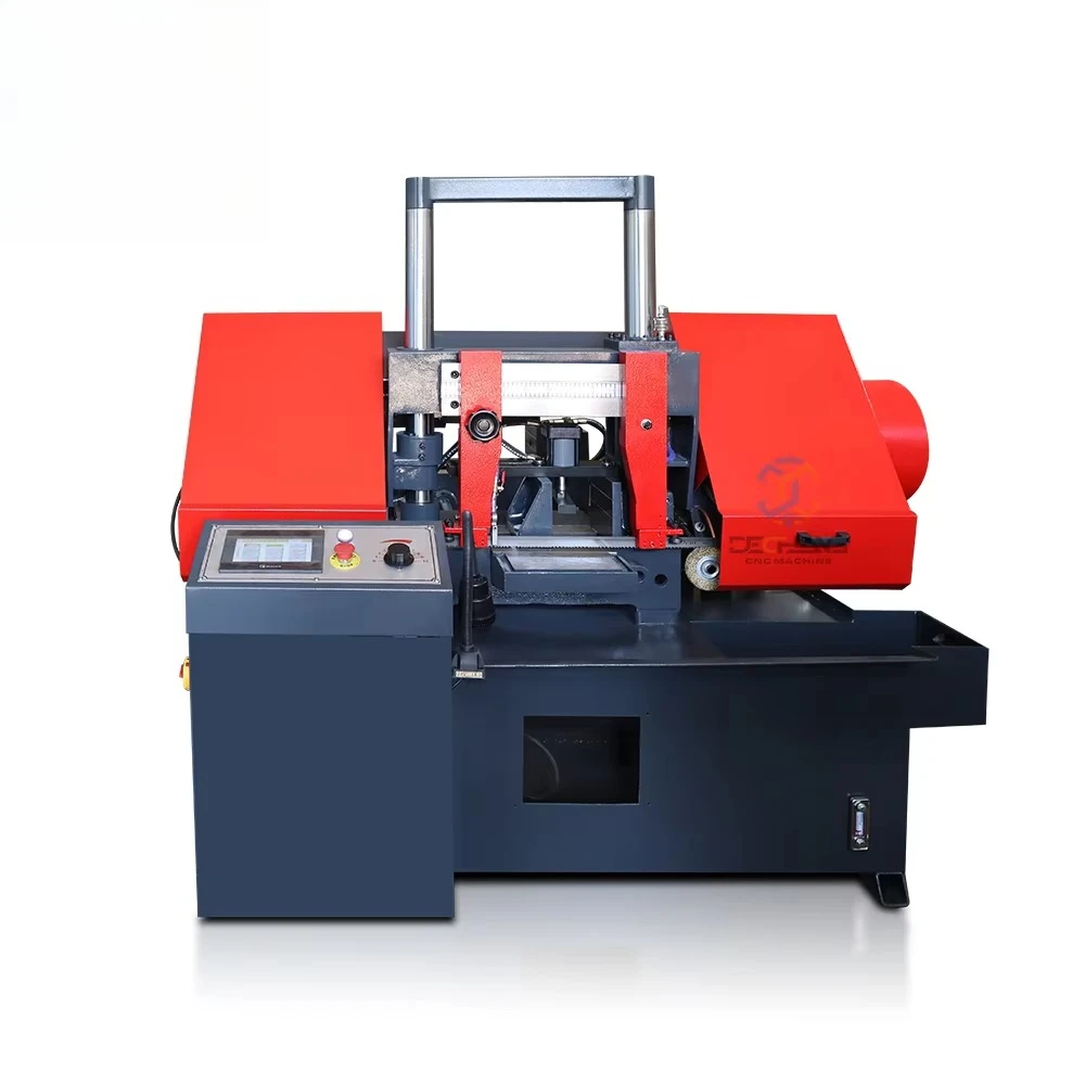 GHS4230 Hot Sale CNC Pipe Cutting Equipment Horizontal Automatic Band Saw Cutting Machine Mechanical Tension Method Motor Core
