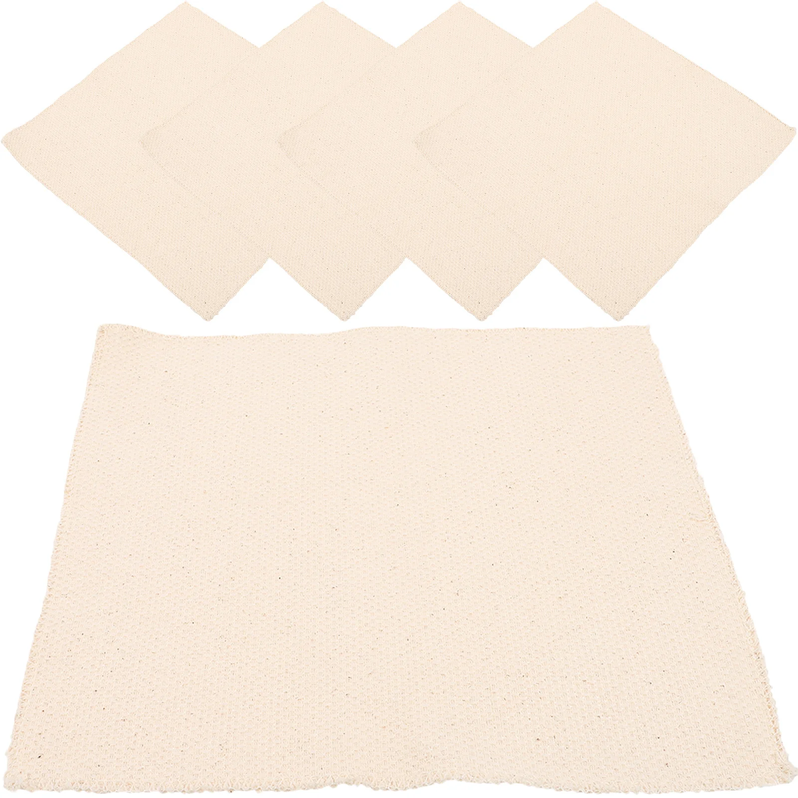 

5pcs Cross Stitch Fabric Cotton Polyester Gridding Cloth For Diy Embroidery Sewing Crafts Handicraft Supplies