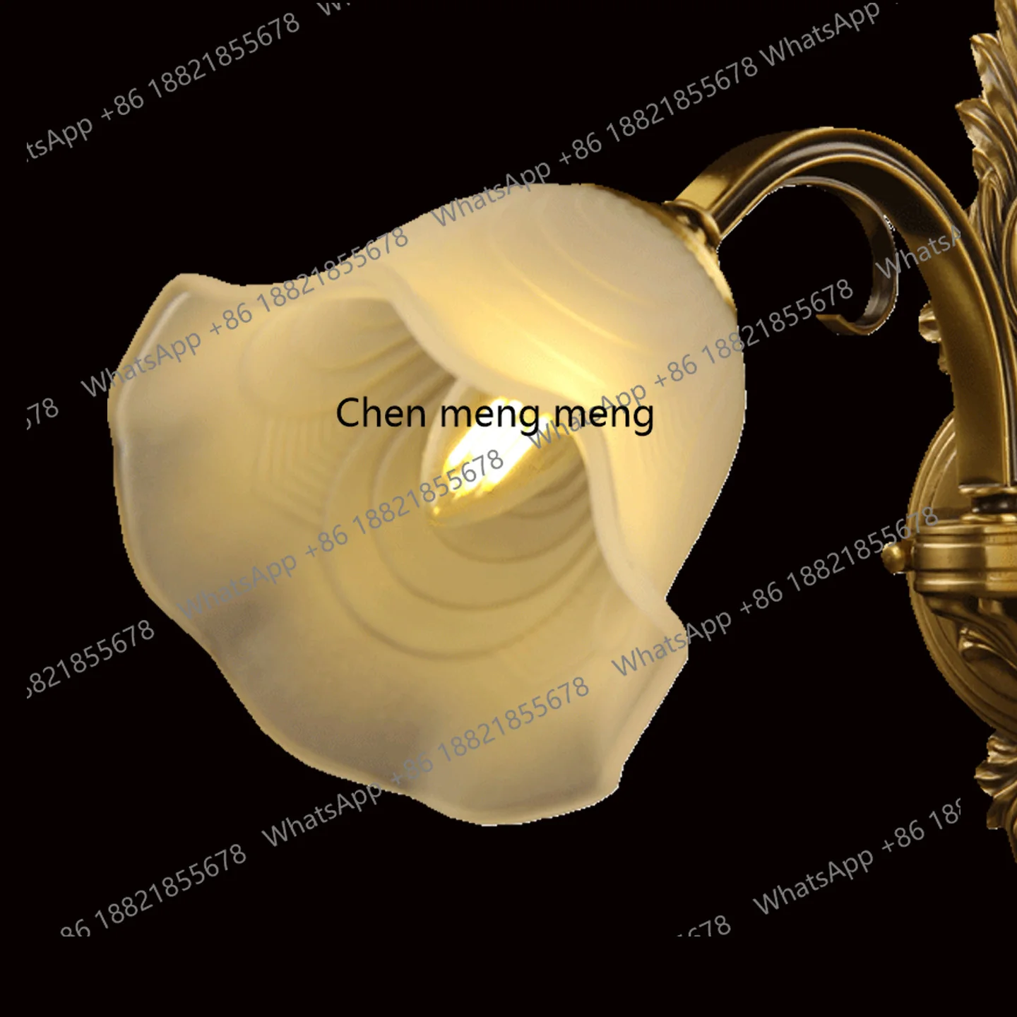 جميع النحاس الجدار مصباح رئيس واحد غرفة المعيشة أريكة حائط الخلفية مصباح الأمريكية بسيطة فيلا الممر الممر مصباح B126