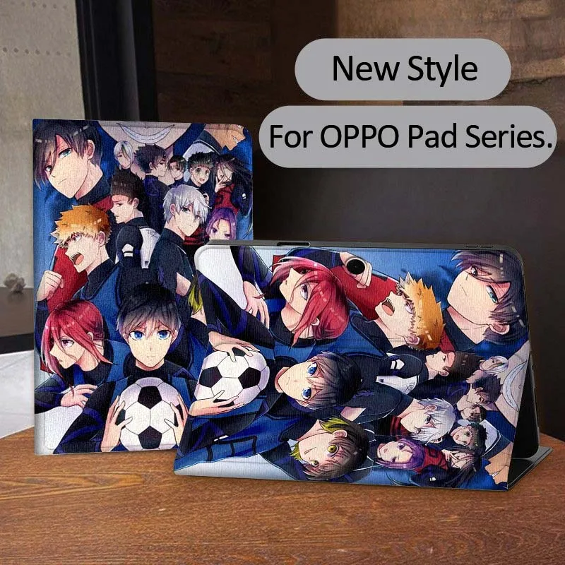 

Creative Cartoon BLUELOCK Tablet Case For OPPO Pad 2 3 4 11 SE X Air 2 Neo Pro 12.1 10.36 11 11.4 13.2 Inch