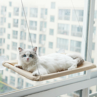 Ultra-Soft Cat Window Hammock Bed - Cozy Cloud for Feline Naptime - Securely Mounted, Perfect Space-Saving