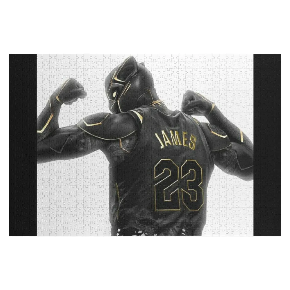 Illustration Wallpaper LeBron Jigsaw Puzzle Wood Animals Diorama Accessories Baby Toy Puzzle