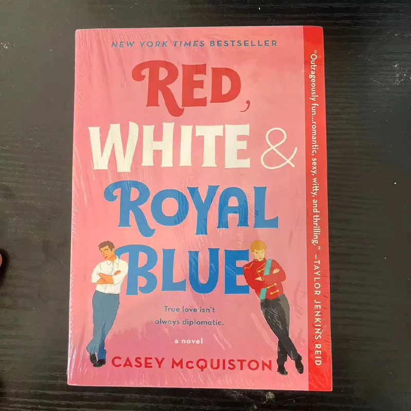 The Bestseller Book of Brochura, 1 Book, Red, White, Royal Blue, por Casey McQuiston