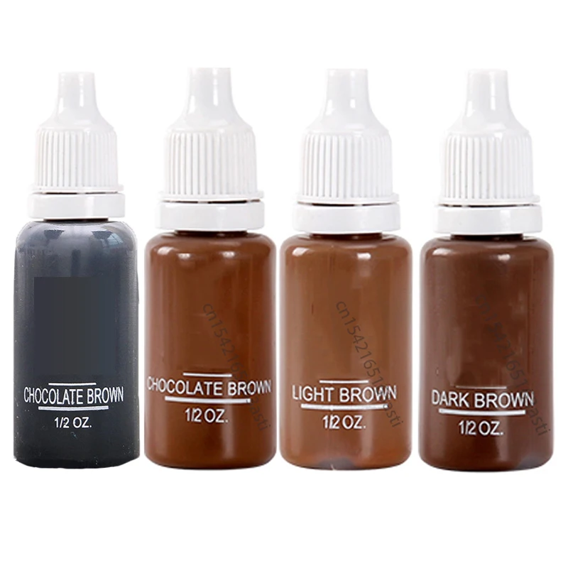 

4pcs Tattoo Ink Permanent Makeup Micro Pigments Set Lip Make Up for Tattoo Eyebrow Design