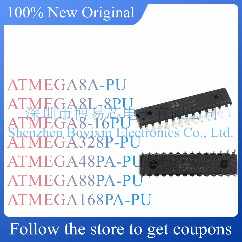 NEW ATMEGA8A-PU ATMEGA8L-8PU ATMEGA8-16PU ATMEGA328P-PU ATMEGA48PA-PU ATMEGA88PA-PU ATMEGA168PA-PU