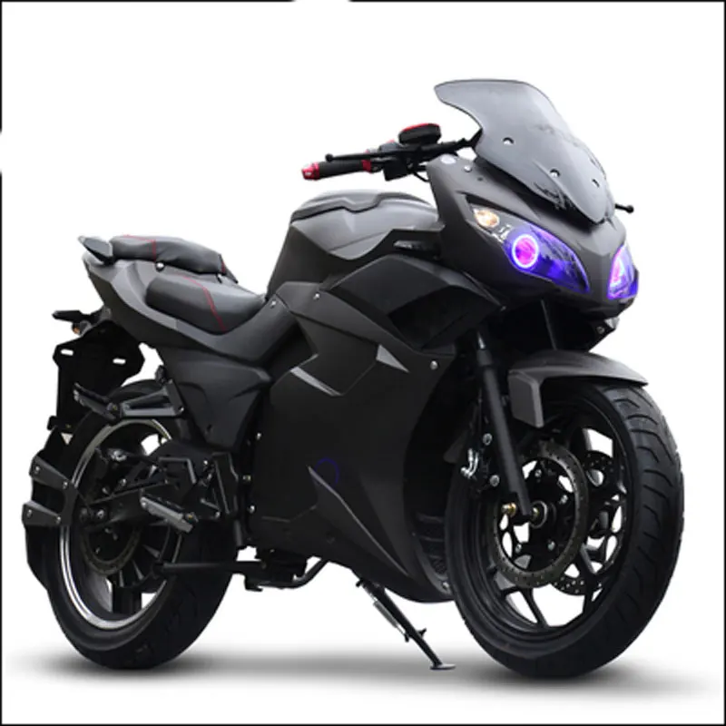 2000W 3000W electric motorcycle 72v 20A 45A lithium battery racing motorcycle with disc brake