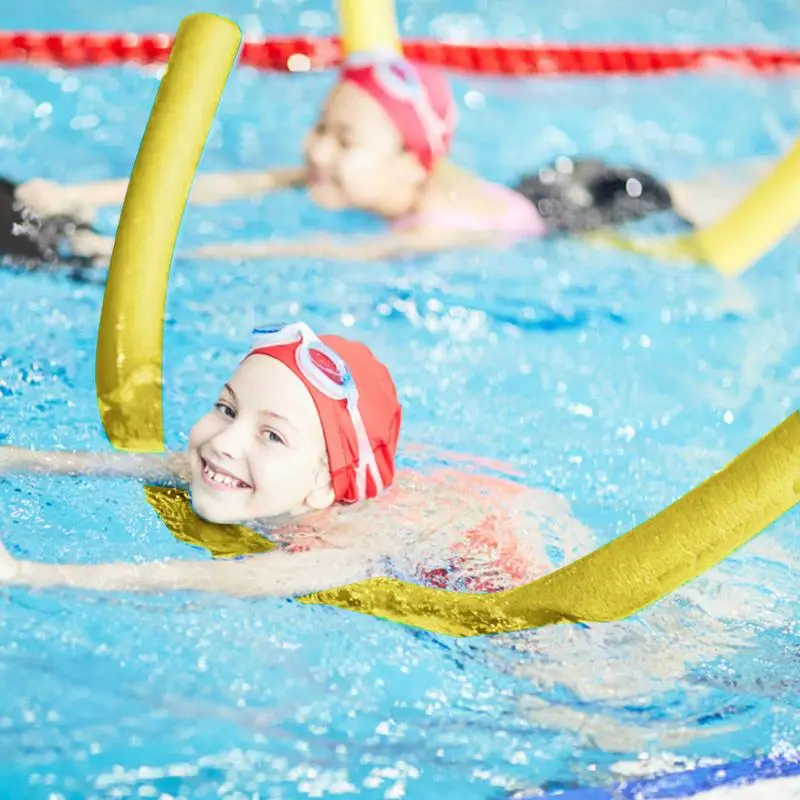 Fideos de espuma para piscina infantil, fuerte flotabilidad, flotador de agua para piscina, ayuda flotante para natación, accesorios para piscina