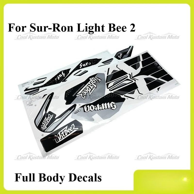 For Surron Light Bee 2 Off-road Bike Full Body Graphics Full Body Decals Motorcycle Stickers Replacement Accessories