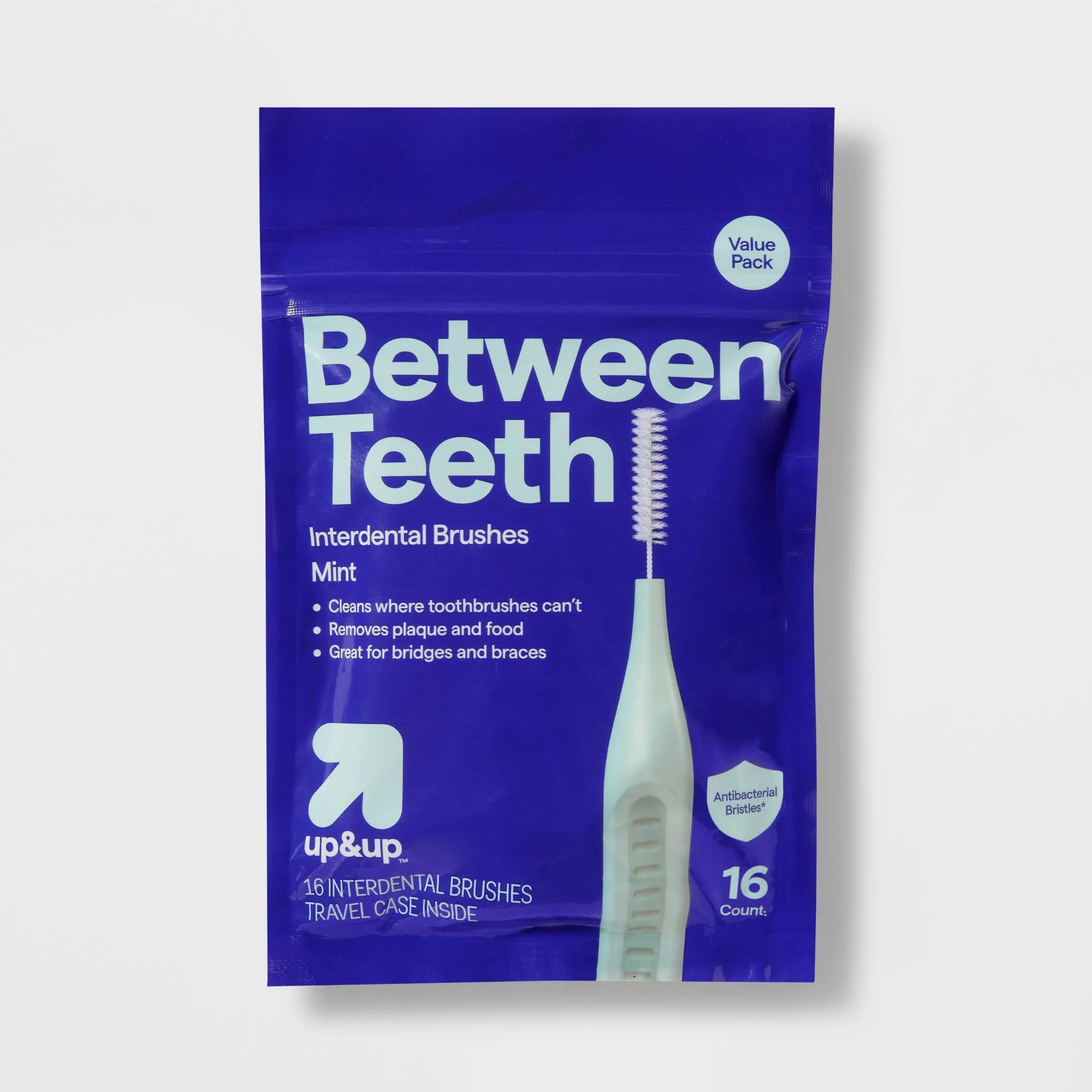 Mint Interdental Brushes For Between Teeth Cleaning, Flexible Oral Care Picks For Travel And Gum Health