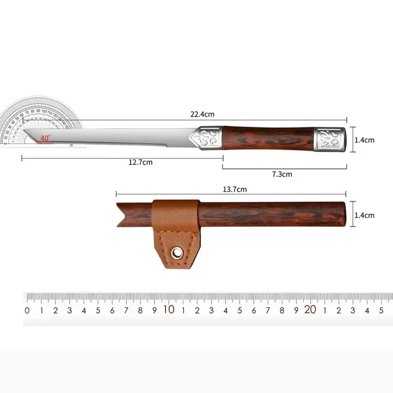 BAKULI-fruit knife outdoor sharp high hardness outdoor straight knife, boutique high-grade handy hand tearing lamb knife