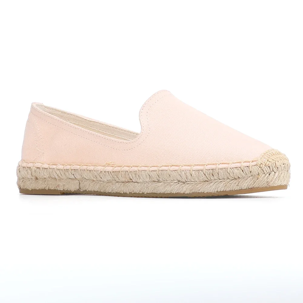 Espadrilles for Women Casual Hemp Flat Platform Concise Slip On Flats Comfortable loafers