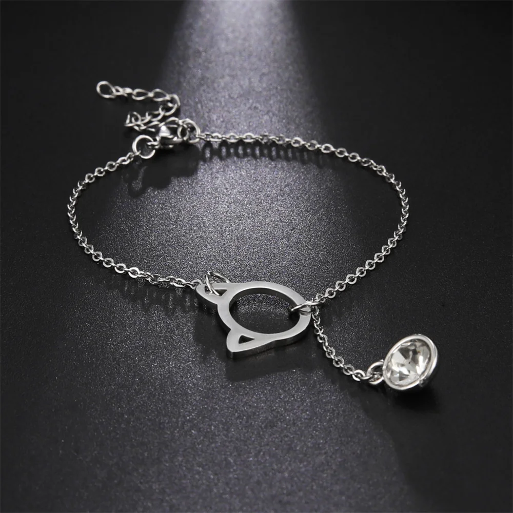 Youihom Bracelet De Cheville Argenté Chaîne Cubaine - Ensemble 2 Bijoux Pied Punk Minimaliste Plage, Cadeau Femme Et Fille
