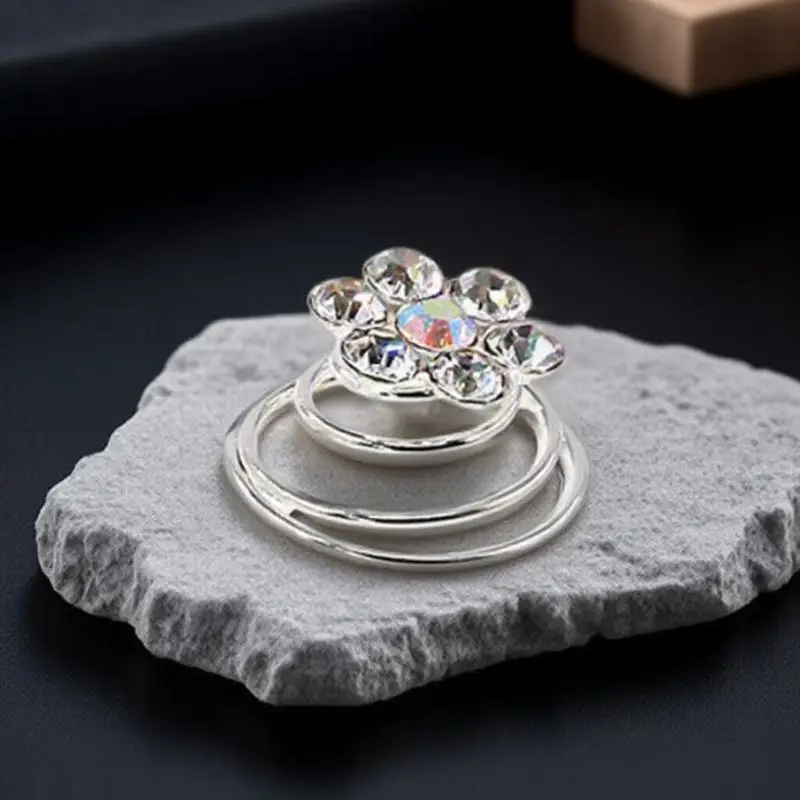 

47Pcs Spiral Hair Clips Rhinestone Decor Flexible Hold All Day Styling Tool for Women Girls Gift Women Hair Clips