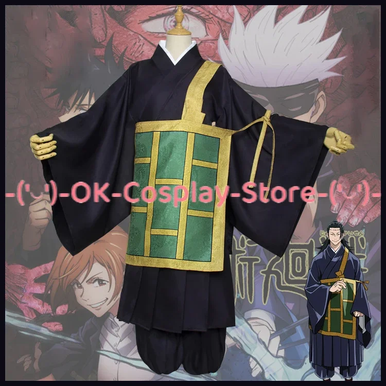 Anime Getou Suguru Cosplay Costume Japanese Monk Outfits Adult Fancy Suit Halloween Carnival Uniforms Custom Made