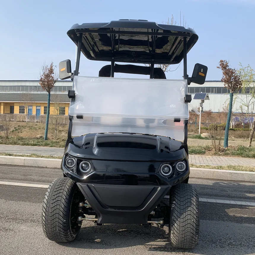 The World’s First Model In 2024 Lithium Battery Powered 72V Electric Car Street Legal Golf Cart Design Upholstered Seat