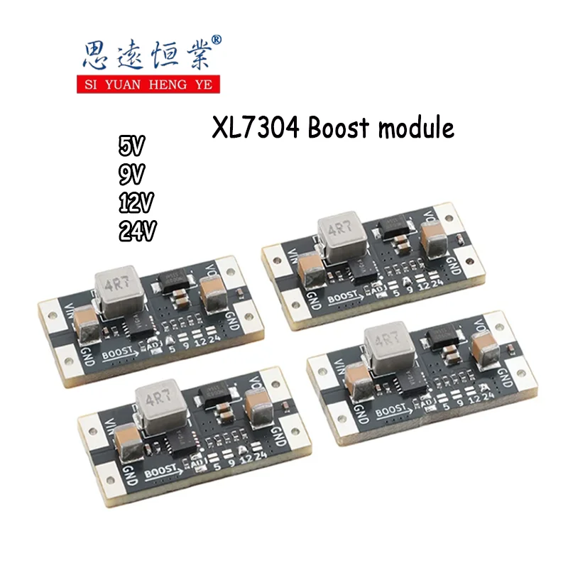 1PCS XL7304-5V/9V/12V/24V DC boost module, lithium battery boost single-chip microcomputer sensor power module