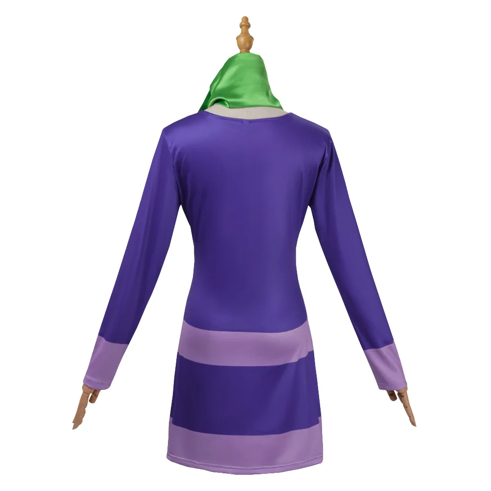 ملابس دافني بليك التأثيرية للنساء Volwassen Meisjes للهالوين كرنفال باك رولينسبيل