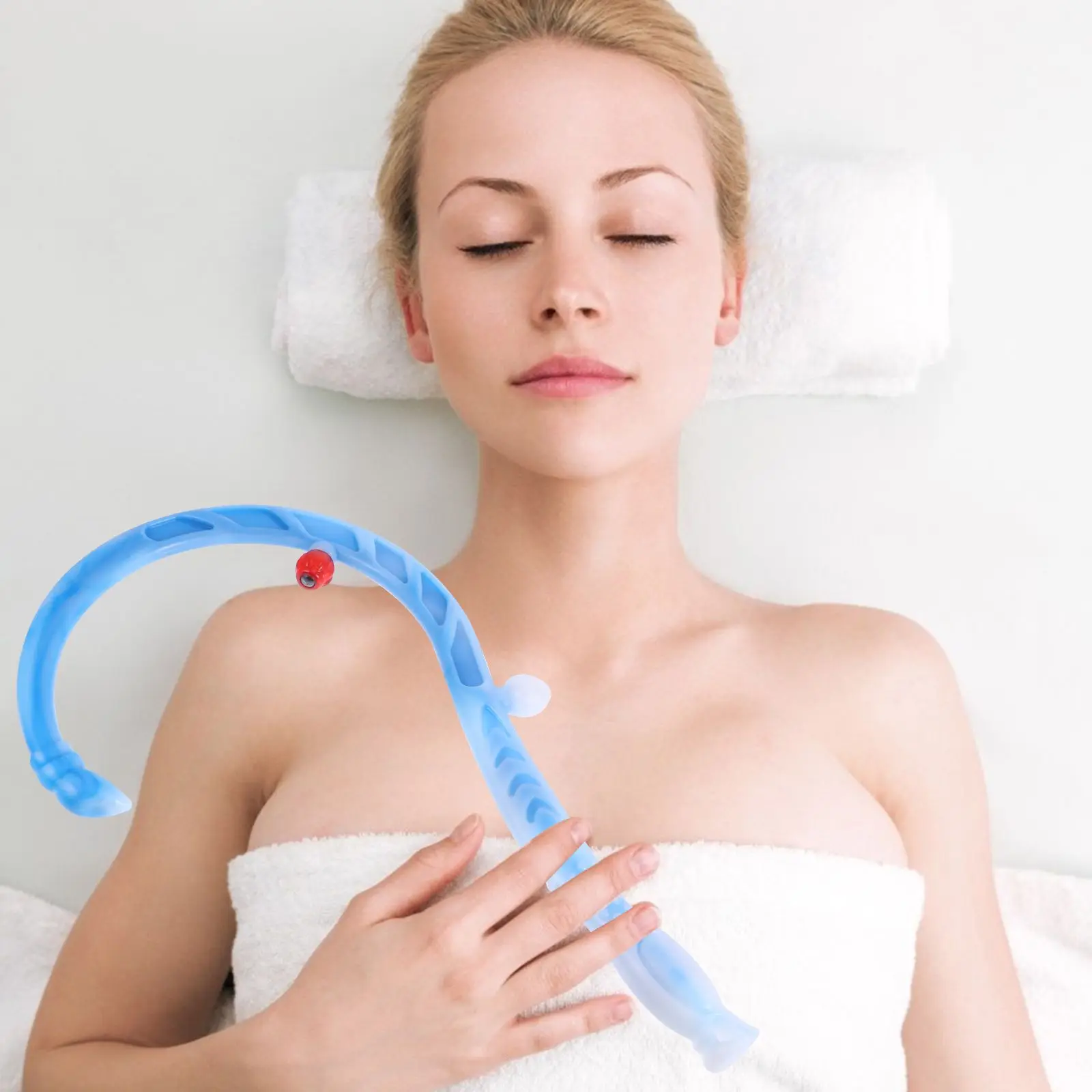 

Acupressure Massager Trigger Point Back Stick Self Shoulder Relief Pain Soreness Massage Therapy