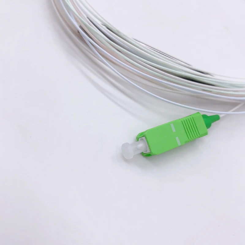 Imagem -06 - Apc Plc Divisor 0.9 mm Tubo de Aço 1m Fibra Óptica Divisor Ftth Conector de Fibra Óptica 1x8 sc Apc 1*8 sc