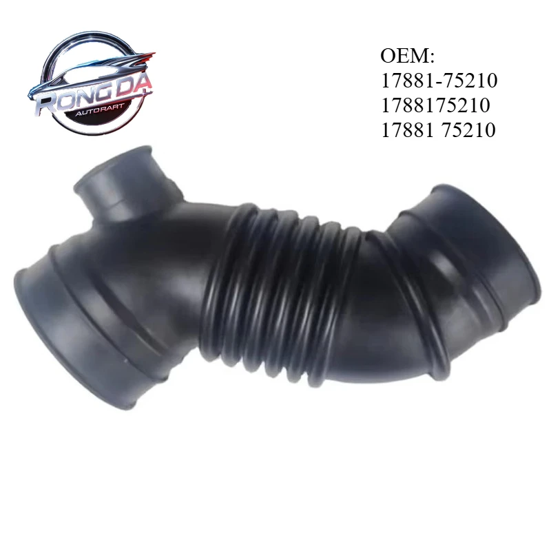 

Воздухозаборный патрубок OEM 17881-75210 (1788175210, 17881 75210) для Toyota Land Cruiser Prado LC120 с двигателем 3RZ 2.7L, 2003-2009 гг.