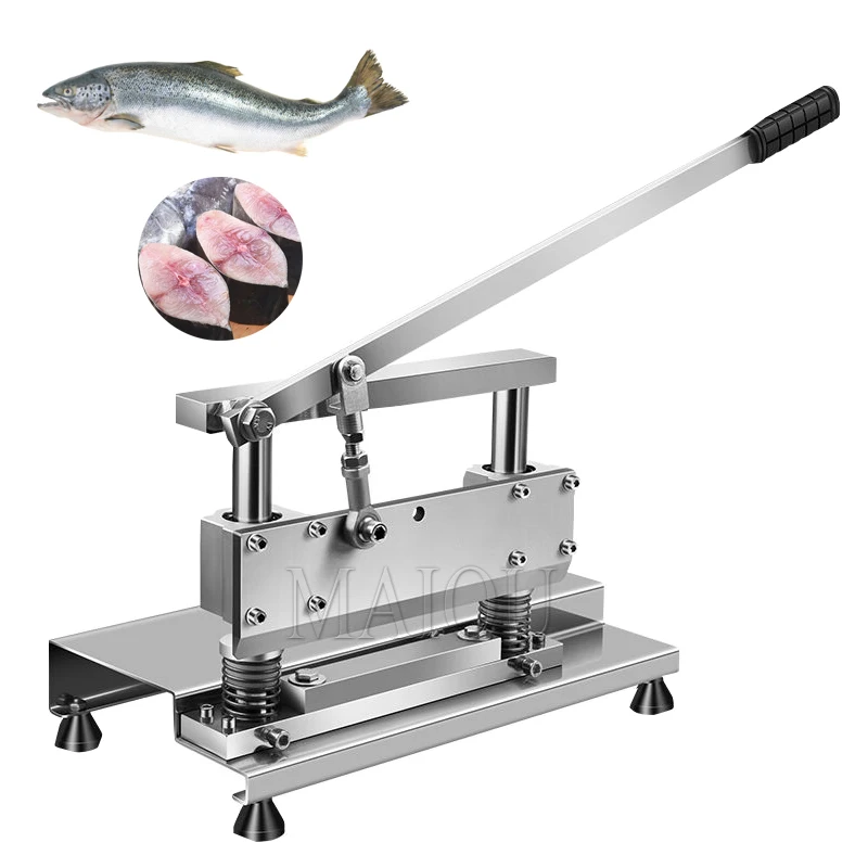 

Bone Cutting Machine Commercial Manual Chop Pig Trotters Chopped Guillotine Frozen Meat Cut Bone Chopped