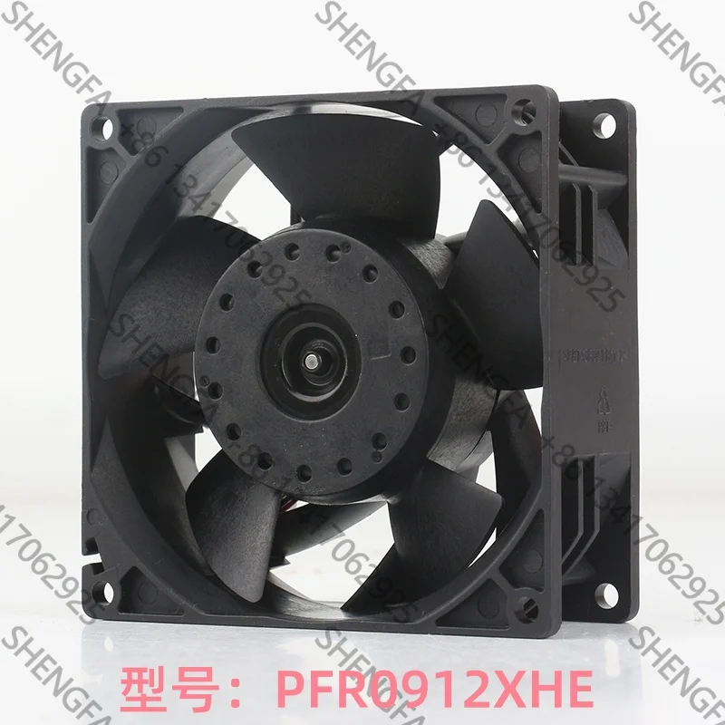 NewDelta 5V 24V 48V DC 12V 4.50A 9038 9CM 90X90X38MM four-wire brute force supercharger Automotive server PFR0912XHE cooling fan