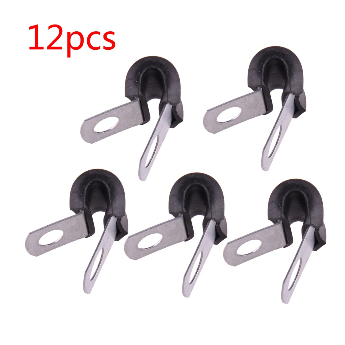 12pcs/Set Rubber Brake Pipe Clips 3/16