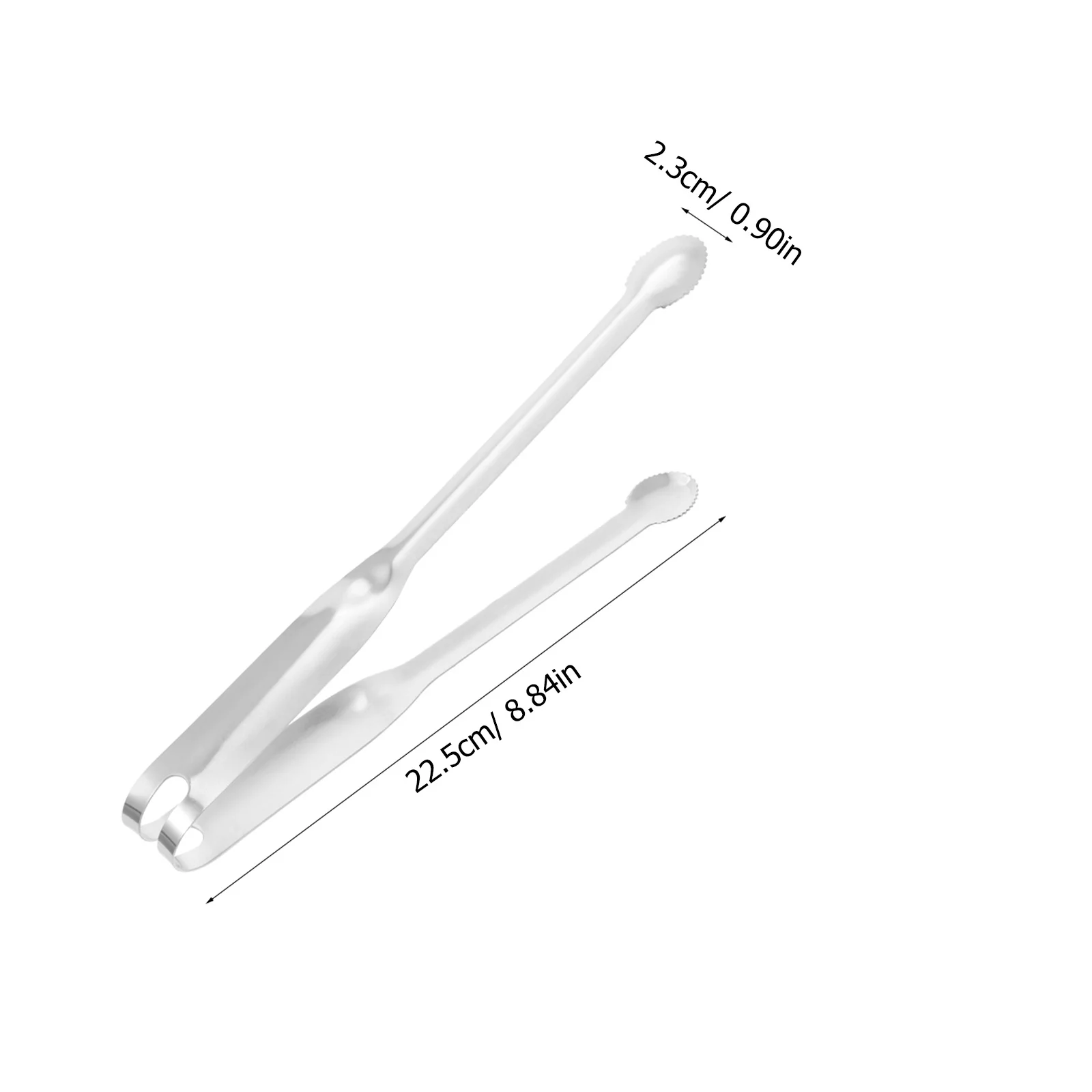 

3 pcs Stainless Steel Bbq Tong Rounded Edge Food Clip For Steak Sushi Bread Fried Chicken Kitchen Serving Tool Kitchen Supplies