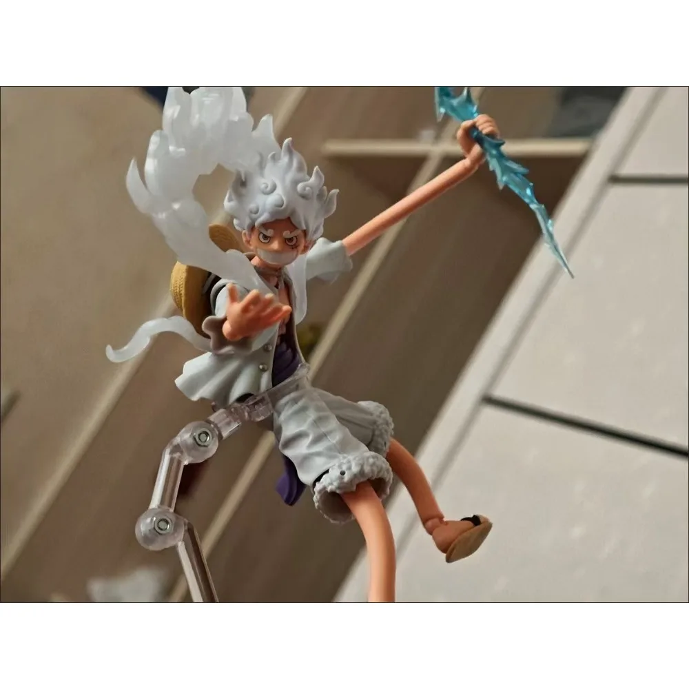 

В наличии оригинальная фигурка BANDAI S.H.Figuarts S.H.Figuarts аниме Monkey D Luffy Gear 5 NIKA ONE PIECE, модель из ПВХ, игрушки, подарки