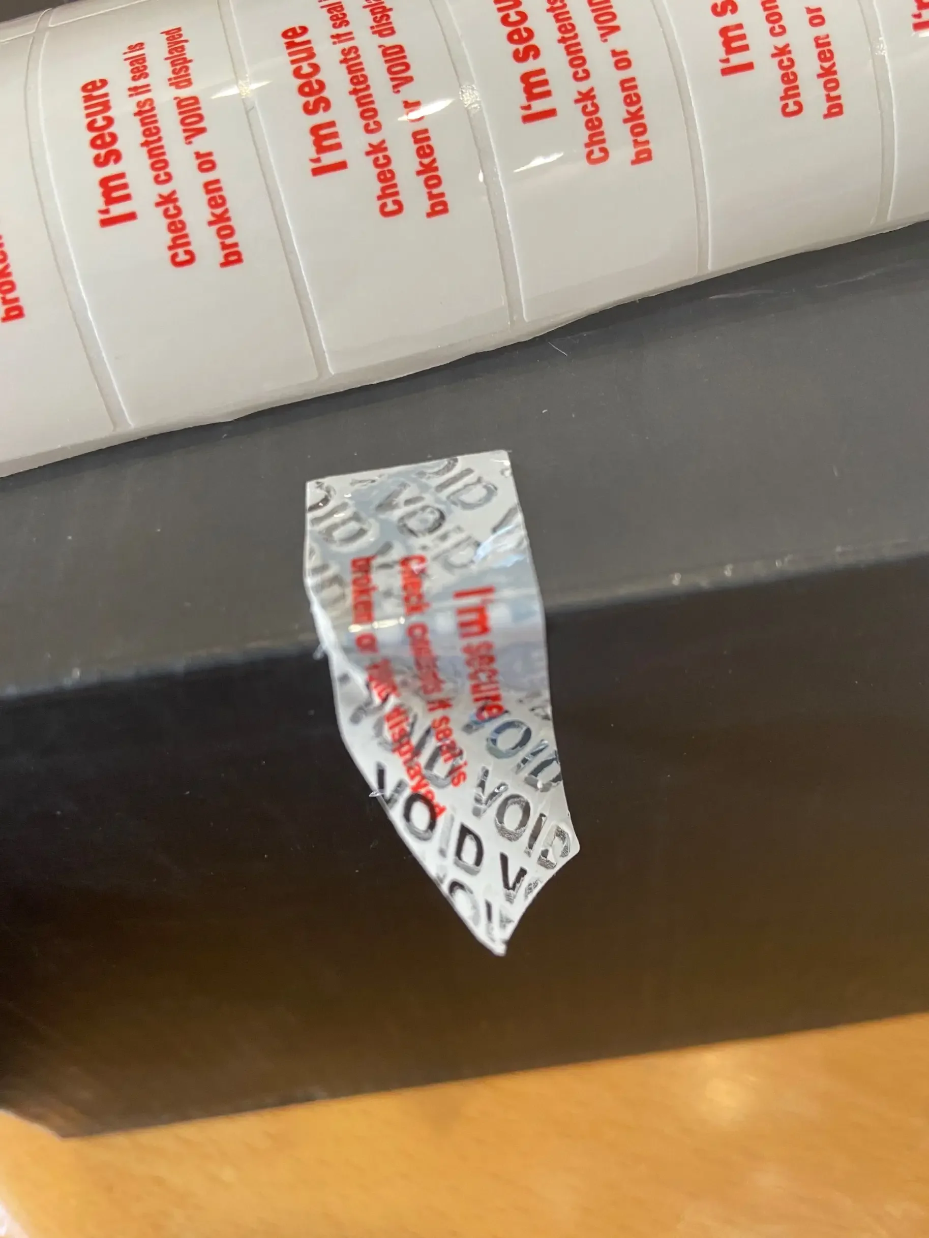 Warranty Sealing Label Sticker Void If Seal Broken Damaged Universal With Years And Months Tear off  Shows VOID Security Label