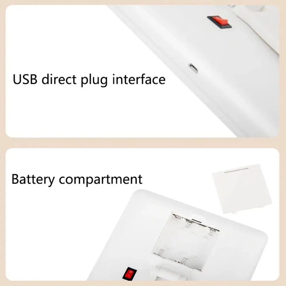 

Intelligent Touch Makeup Mirror Dimmable Foldable Desktop Cosmetic Mirror 3 Color Light Flexible Vanity Mirror Dressing Table